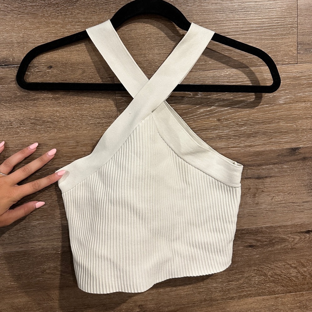 Forever 21 Cross Neck Tank Top